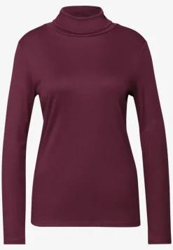 Basic shirt met coltrui