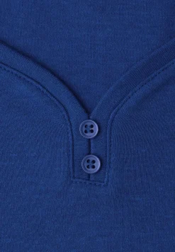 Basic shirt met knoopdetail