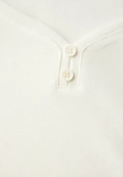 Basic shirt met knoopdetail