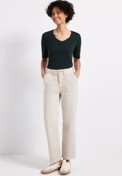 Basic shirt met korte mouwen