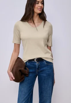 Basic shirt met korte mouwen