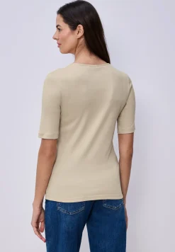 Basic shirt met korte mouwen