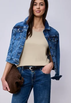 Basic shirt met korte mouwen