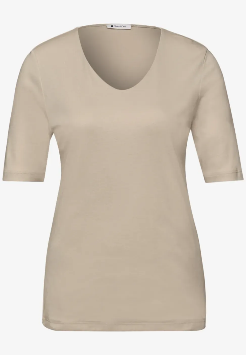 Basic shirt met korte mouwen