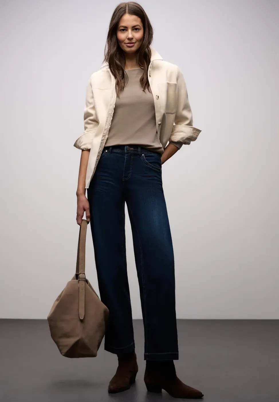 Basic shirt met lange mouwen