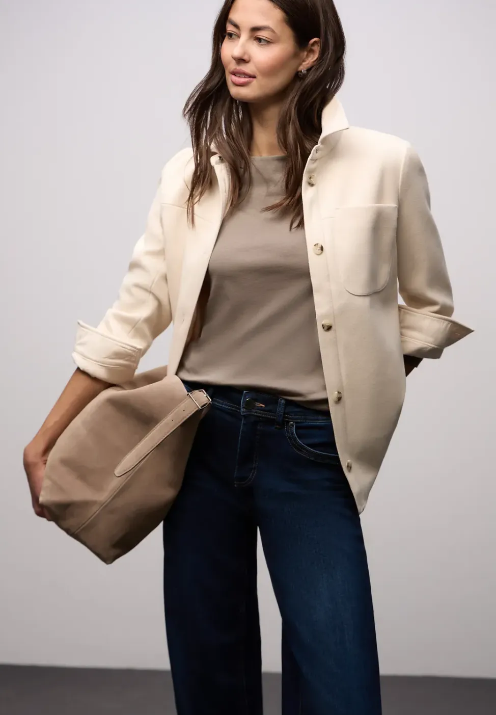 Basic shirt met lange mouwen