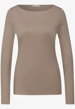 Basic shirt met lange mouwen