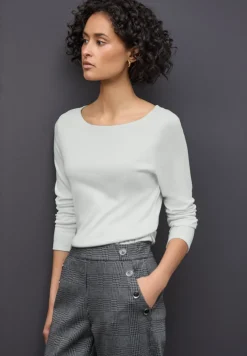 Basic shirt met lange mouwen