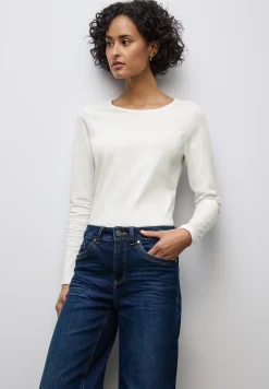 Basic shirt met lange mouwen