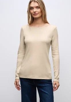 Basic shirt met lange mouwen