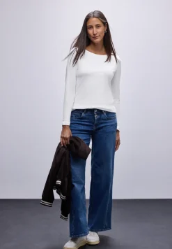 Basic shirt met lange mouwen