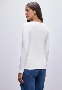 Basic shirt met lange mouwen