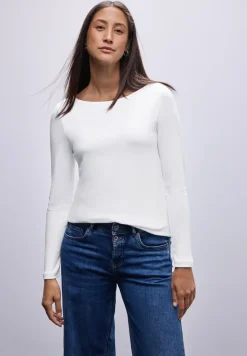 Basic shirt met lange mouwen