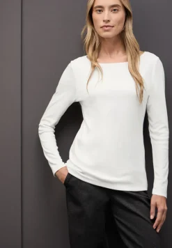 Basic shirt met lange mouwen