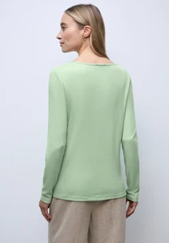 Basic shirt met lange mouwen