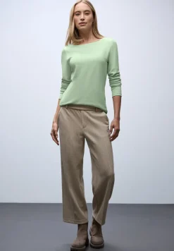 Basic shirt met lange mouwen