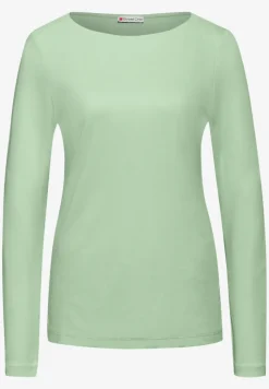 Basic shirt met lange mouwen