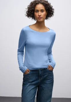 Basic shirt met lange mouwen