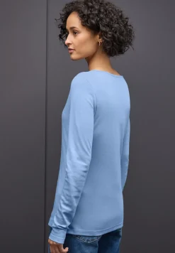 Basic shirt met lange mouwen