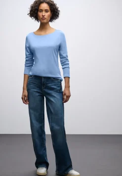 Basic shirt met lange mouwen