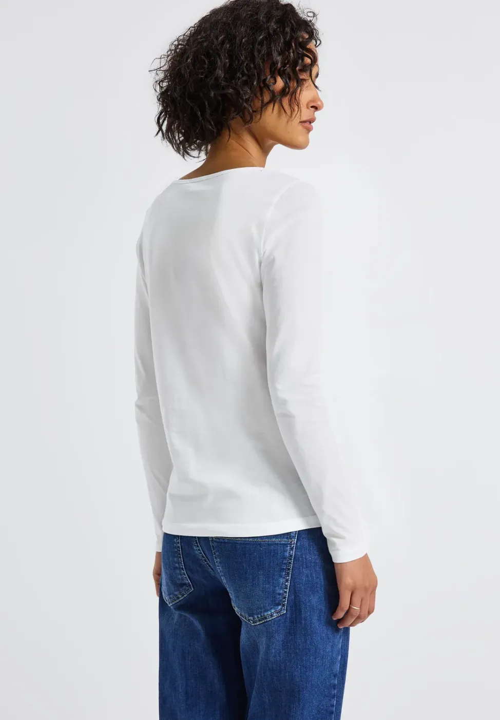 Basic shirt met lange mouwen