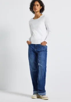 Basic shirt met lange mouwen