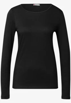 Basic shirt met lange mouwen
