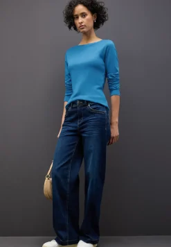 Basic shirt met lange mouwen