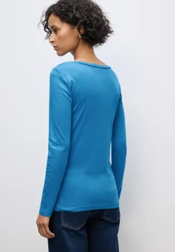 Basic shirt met lange mouwen