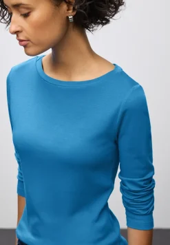 Basic shirt met lange mouwen