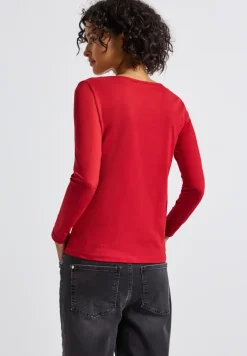 Basic shirt met lange mouwen