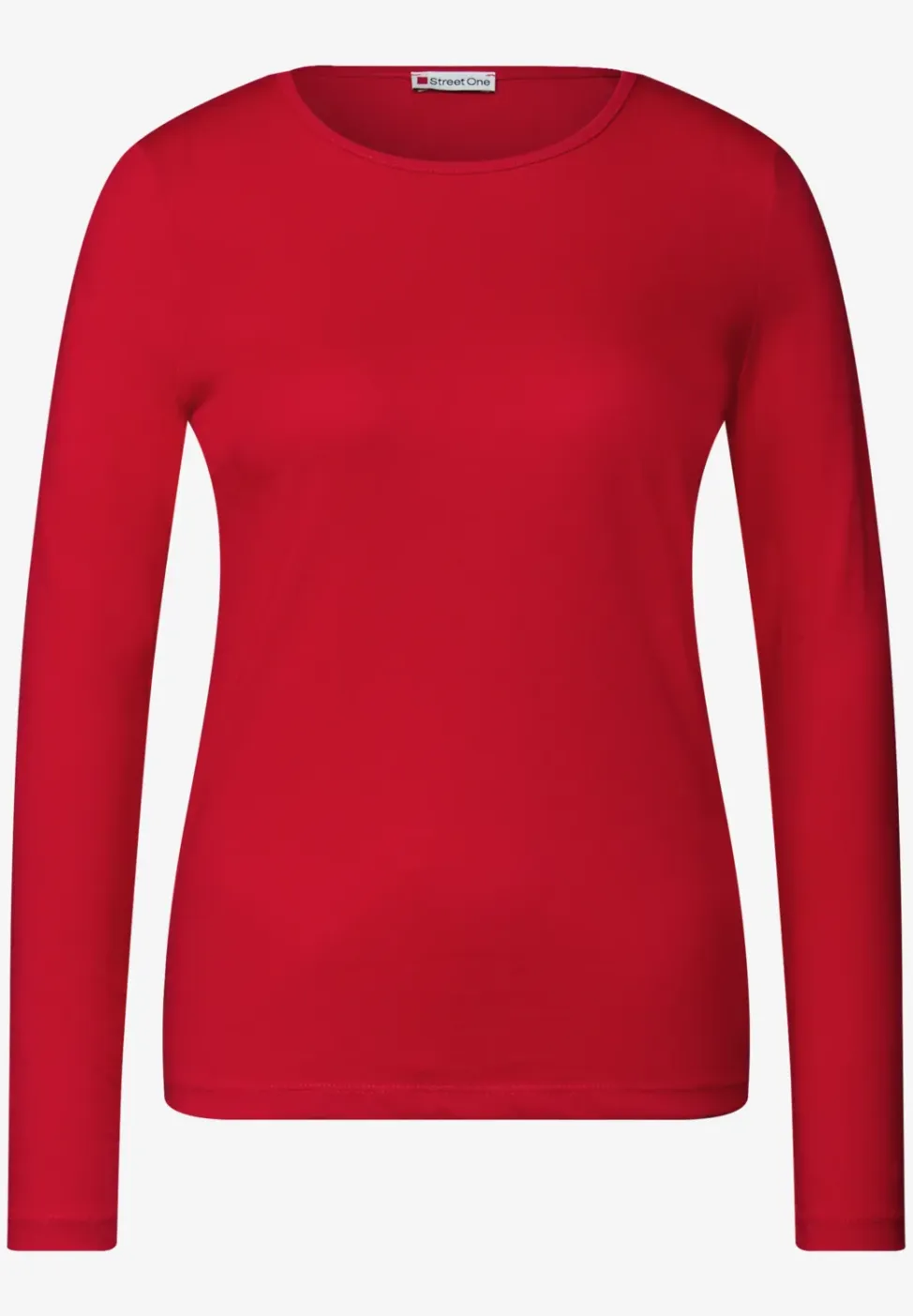 Basic shirt met lange mouwen