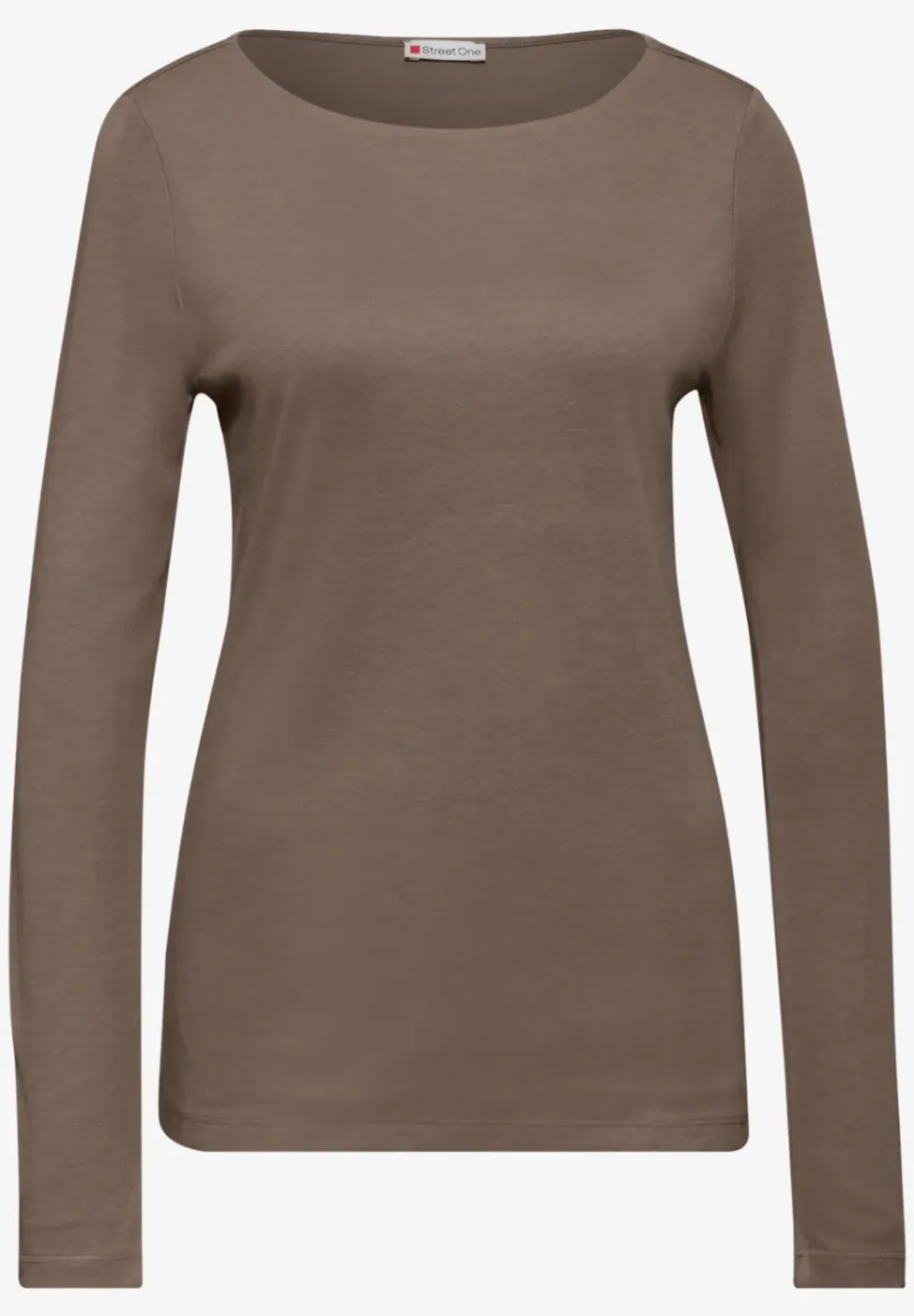 Basic shirt met lange mouwen