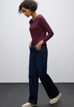Basic shirt met lange mouwen