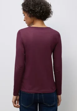 Basic shirt met lange mouwen