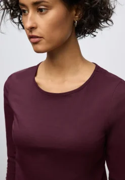 Basic shirt met lange mouwen