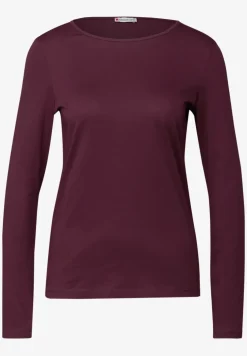 Basic shirt met lange mouwen