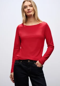 Basic shirt met lange mouwen