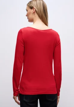 Basic shirt met lange mouwen