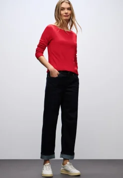 Basic shirt met lange mouwen