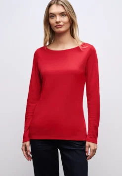 Basic shirt met lange mouwen