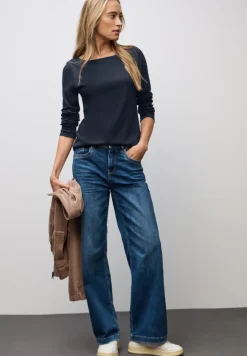 Basic shirt met lange mouwen