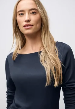 Basic shirt met lange mouwen