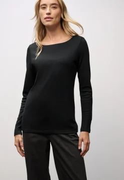 Basic shirt met lange mouwen