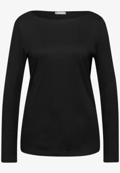 Basic shirt met lange mouwen
