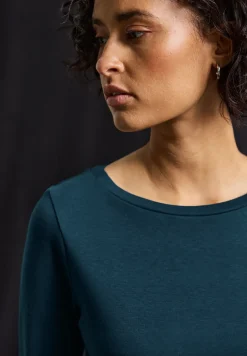 Basic shirt met lange mouwen