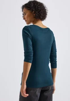 Basic shirt met lange mouwen