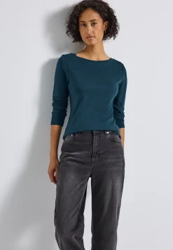 Basic shirt met lange mouwen
