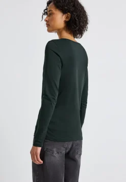 Basic shirt met lange mouwen