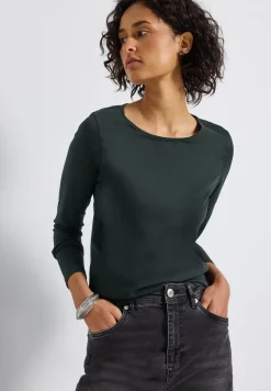 Basic shirt met lange mouwen